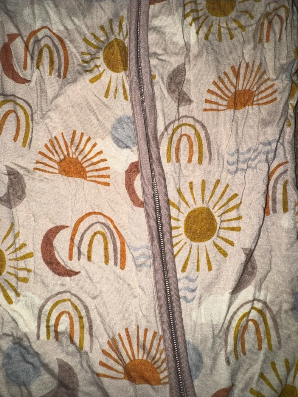 🌙🤎 Little Sleepies Desert Sunrise Shorty Zippy – Size 12/18 Months | EC 🤎🌙